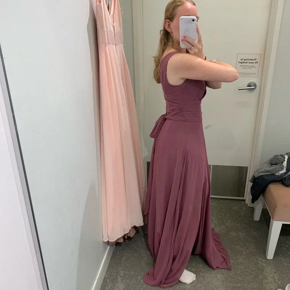 BRAND NEW bridesmaid dress from David’s Bridal. Size 4, color “petal” - Picture 3 of 3